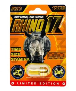 Rhino 17 12000 Plus 5 Pill Pack