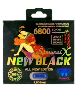 Samurai X New Black 6800 5 Pill Pack